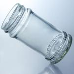Unique Design 100ml 300ml 500ml Country Honey Glass Jar with Lid Clear Glass