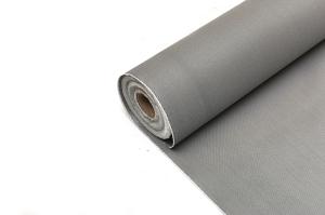 China 0.65mm Stainless Stel Wire Reinforced Glass Fabric PU Coated factory