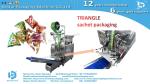 Gummy candy triangle sachet counting packing machine
