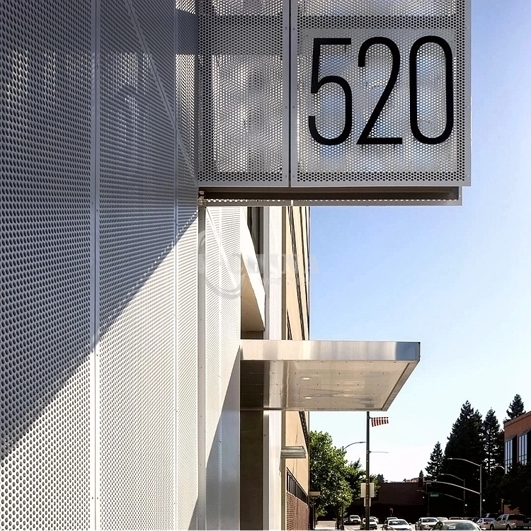 Perforated Mesh Powder Coating Aluminum Curtain Wall Mesh