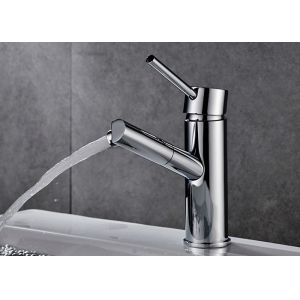 Chrome Sprayer Rotation Bathroom Basin Faucets Single Handle ROVATE