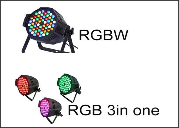 Cheapest Lowest Configuration 54x0.5W RGBW / RGB Led Par Wholesale MOQ 300pcs