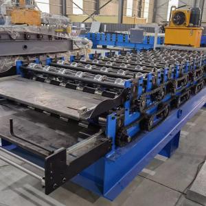 China 988mm Double Layer Roll Forming Machine For Glazed Roof Tile Roof Sheet factory