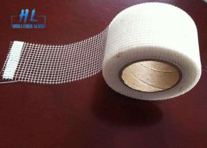 China Self Adhesive Fiberglass Mesh Tape For Repairing Wall Cracks Strength Alkali Resistant factory