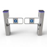 SUS304 Swing Barrier Turnstile Supermarket Entry Gates 0.2s