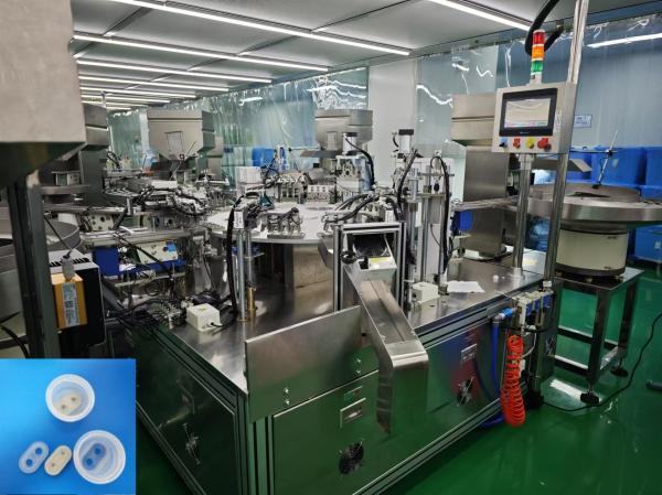 Euro Cap Assembly Machine For Plastic IV Infusion Bags And Bottles High