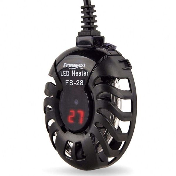 China ABS Mini Fish Tank Heater LED Temperature Display For Betta Fish Frogs Newts factory