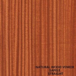 China Quarter Cut Straight Africa Natural Sapele Wood Veneer For Faces And Parquet Flooring factory