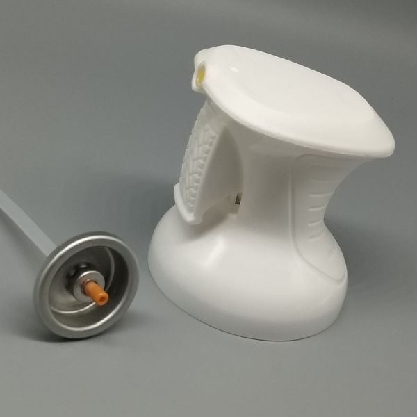 Innovative Automatic Metering Aerosol Spray Air Freshener Valve for Continuous Space Deodorization with Timer-Controlled Release.