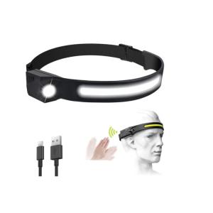 China Waterproof Flexible Headlamp Work Light 12000 Lumen 230 Degree USB Rechargeable factory