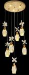 Snow mountain flower shape Stair Lights for Loft Ceiling Staircase Branch