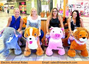 China China Supplier Funny Stuffed Animals, Adults Animal Rides Entertainment in Shopping Mall factory