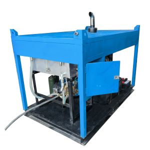 China 300-500bar Electric Diesel Wet Sand Blaster Machine With High Pressure Water Jetting System factory