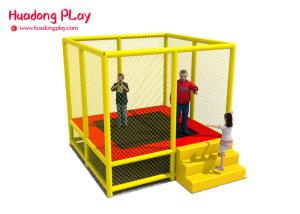 China Toddler Trampoline Park Equipment 7 Feet With Safety Net Enhance Motor Skills factory
