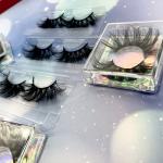 Multi Layered 30mm Natural False Eyelashes Faux Mink Lashes For Small Eyes