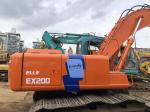 Good condition Second-hand 19400KG Orange Hitachi Excavator Zx200 with ISUZU AA