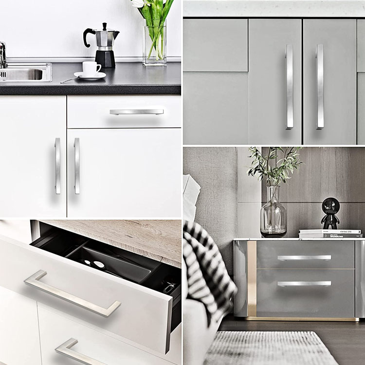 Stainless Steel Heavy Duty Cabinet Pull Door Handle in French Style for Cabinet Doors