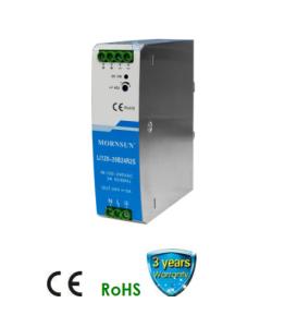 China 120W 12V Din Rail Power Supply 35mm , 24V Switch Mode Power Supply Economic Type factory