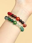 Stress Relief Anxiety Yoga Bracelet,Crystal Stone Mantra Bracelets For Women