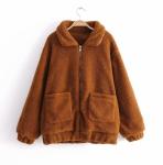 Fashion lamb wool warm coat /Cashmere outer wear/customized lana overcoat