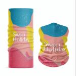 Plain Printed Solid Color Mujer Seamless Bandana Scarf