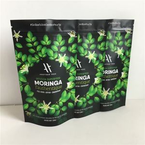 China China Supplier Custom Design Printing Resealable Aluminum Foil Stand Up Pouches With Zipper For Food Packaging on sale