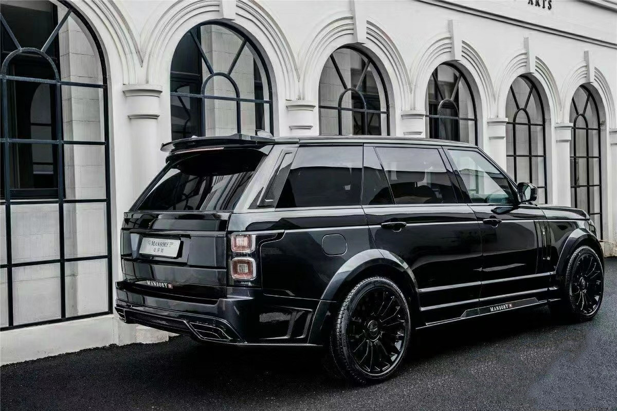 Black Range Rover Bodykits 240mm Carbon Fiber Widebody Kit 2019-
