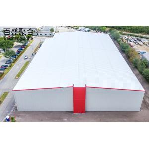 China Aluminum Alloy Window 40x60 Prefab Metal Warehouse Building Long Fatigue Life factory