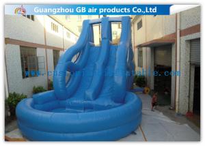 China Tropical Swiming Pool Huge Inflatable Water Slides For Rent In Hot Summer Games on sale