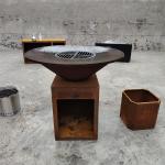 Outdoor Use Easy To Clean Steel BBQ Grill With 1200mm Diameter Cooking Plate