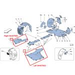 For Ferrari 458 Front Left & Right Underbody Guard Car Accessories OEM 84407600