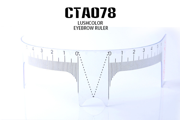 Tattoo Accessories New Design Permanent Makeup Microblading Lush Color Eyebrow Ruler