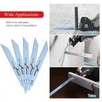 6 Inch Metal Cutting Reciprocating Saw Blade Set Bi-Metal Sawzall Blades For