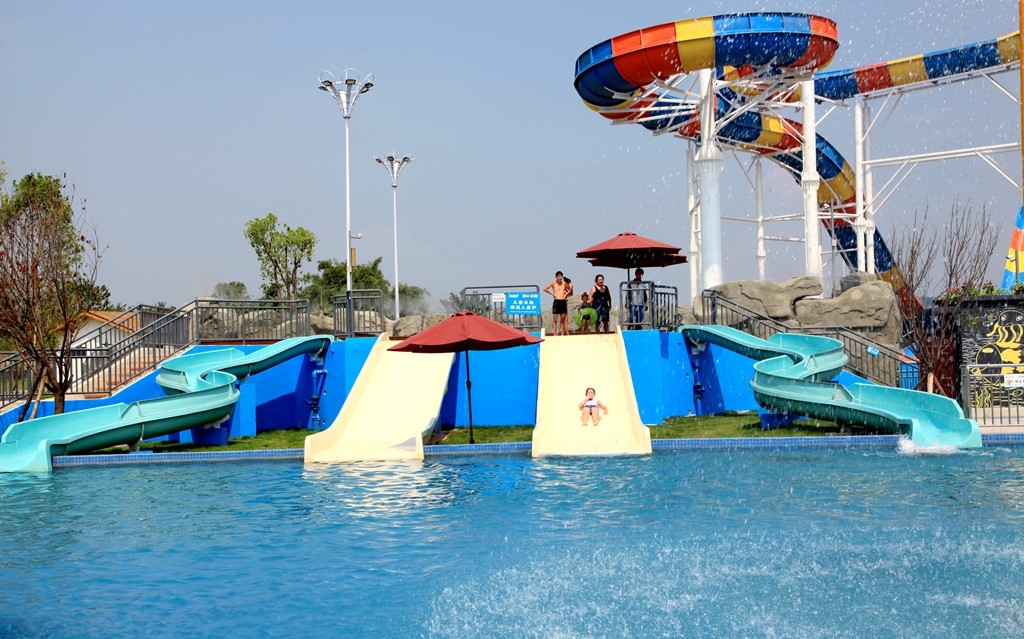 Fiberglass Kids' Water Slides , Commercial Water Slides for Resort Water Pool / Kids Water Park