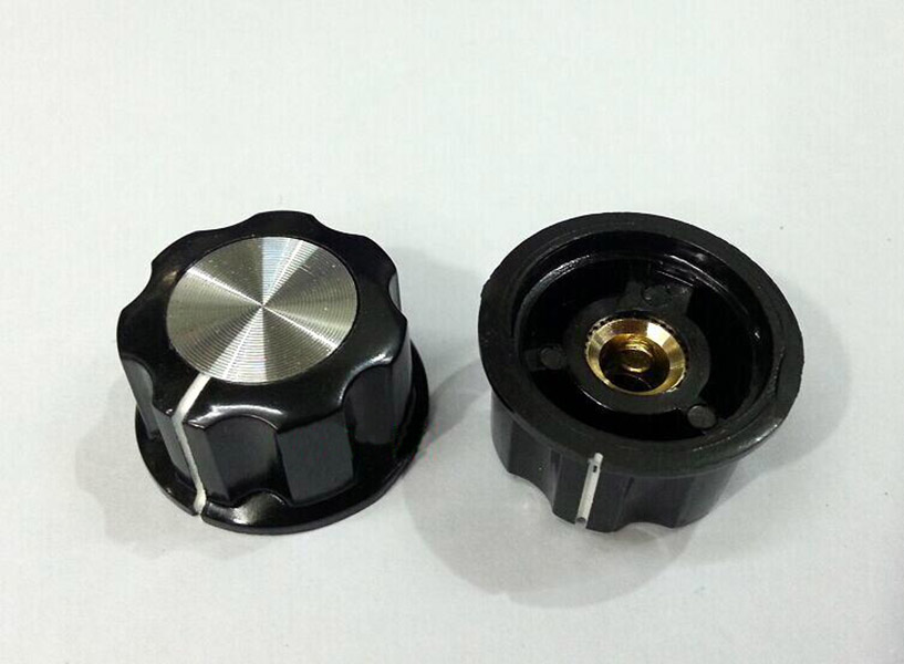 Guitar AMP Volume Knob Volume knob potentiometer knob (D)17 17(H)mm for ALPS16 ALPS27 peduncular shaft