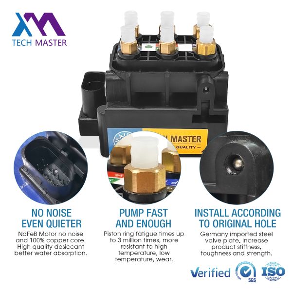 Air Suspension Solenoid Valve Block For A8D4 Bentley Mulsanne A6 C7 4G 4H0616013 4G0616005C 4H0616005C 2010-2017