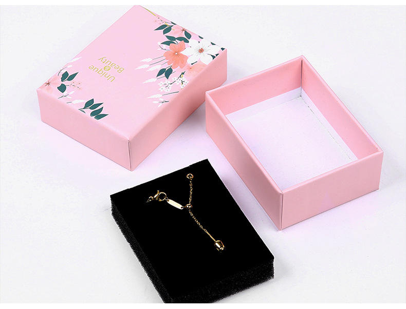 Custom Ivory Board Paper Box For Gifts Packaging with Glossy Lamination and Custom Logo