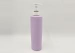 Transparent Frosted Gray PET Plastic Bottle 350ml For Shower Gel Hair Conditione