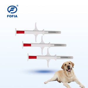 China 50mm ISO Transponder Pet Tracking Microchip Syringe Track Cat on sale