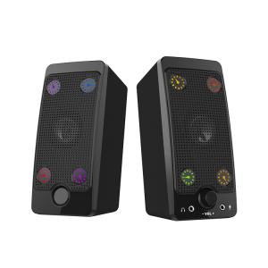 China Smart EQ Sound 2.0 Stereo Speakers Anti Magnetic Bluetooth Gaming Speakers factory