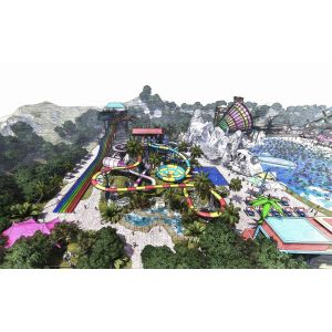 Innovative Water Park Design / Water Park Conceptual Design Featuring Filtration