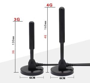 China Gain 35dBi 4G Vehicle Signal Booster Antenna With Magnetic Sucker factory