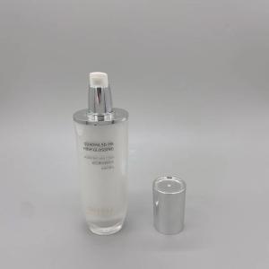 China Skincare Cosmetic Toner Bottle Oval Cylinder Plastic 100ml 120ml factory