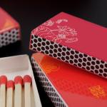Red Head Wedding Matches Custom Logo Printing Safety Matches Red Tip
