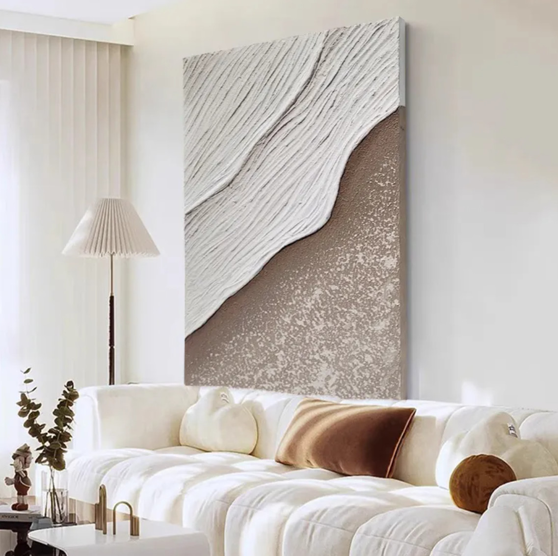 3D Sandstone Painting Handmade Oil Painting On Canvas For Home Decoration Wall Art
