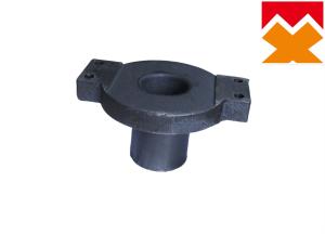 China HRC52-58 Black Forging Idler Yoke E349GC Excavator Undercarriage Components factory