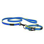 Waterproof Personalized Dog Collars And Leashes Lightweight Double Color Mixing