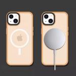 Iphone 13 Promax Clear Magnetic Mobile Phone Cases with Frosted Magnetic Ring