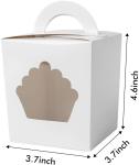 Birthday Party Individual Large Single Disposable Cupcake Carrier