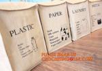 Fashion linen collapsible toys jute storage basket,OEM Foldable Laundry Basket